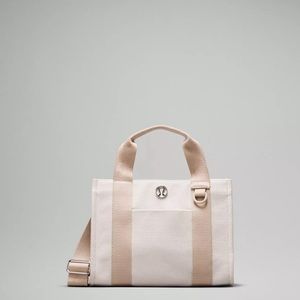 NWT Lululemon Unreleased Two Tone Canvas Tote Mini Bag